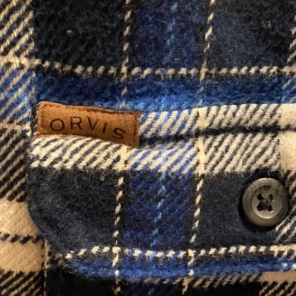 Orvis Navy and Cream Plaid Shirt Jacket
627 - Picture 5 of 7